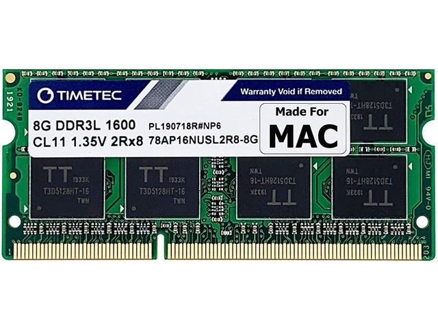 Timetec Hynix IC 8GB Compatible for Apple DDR3L 1600MHz PC3L-12800 SODIMM Memory Upgrade for Early/Mid/Late 2011, Mid/Late 2012, Early/Late 2013, Late 2014, Mid 2015 MacBook Pro, iMac, Mac Mini (8GB)