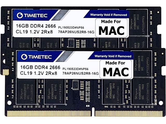 virkningsfuldhed Beskrive mindre Timetec Hynix IC 32GB KIT(2x16GB) Compatible for Apple 2019 iMac 27-inch  w/Retina 5K Display, Late 2018 Mac Mini DDR4 2666MHz PC4-21300 2Rx8 CL19  1.2V SODIMM Memory RAM Upgrade (32GB KIT(2x16GB)) - Newegg.com