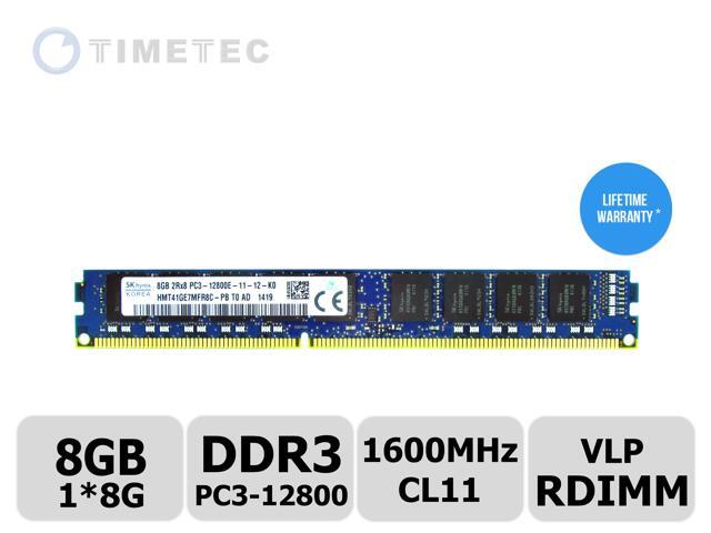 PARTS-QUICK Brand 8GB DDR3 Memory Upgrade for Intel DX79TO Motherboard PC3-12800E ECC Unbuffered DIMM 240 pin 1600MHz RAM