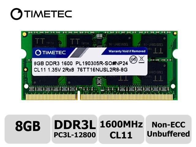 Timetec Hynix Ic 8gb Ddr3l 1600mhz Pc3l Non Ecc Unbuffered 1 35v Cl11 2rx8 Dual Rank 4 Pin Sodimm Laptop Notebook Computer Memory Ram Module Upgrade 8gb Newegg Com