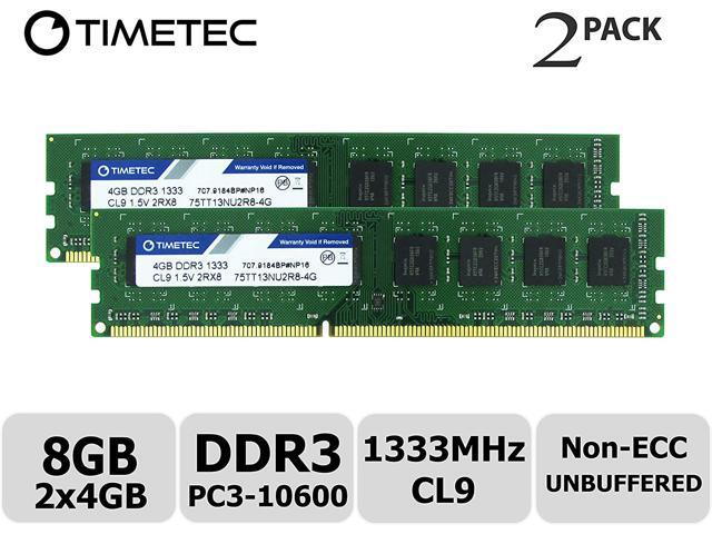4GB 2X 2GB PC3-10600 Dell Optiplex 390 790 990 DDR3-1333 HP Pro PC Memory RAM