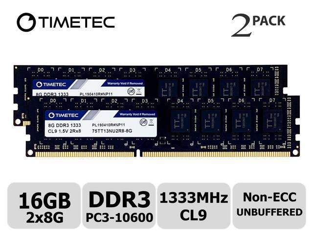 Crucial 16GB 4X4GB 2RX8 PC3-10600R DDR3 1333Mhz 240pin Memory ECC Registered