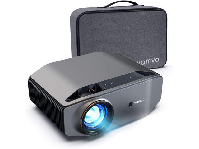 GooDee Video Projector for Home Theater 3800 lux Mini Projector for Business Party Games Support 1080P Compatible with Fire TV Stick/PS4/HDMI/VGA/USB Movie Projector 