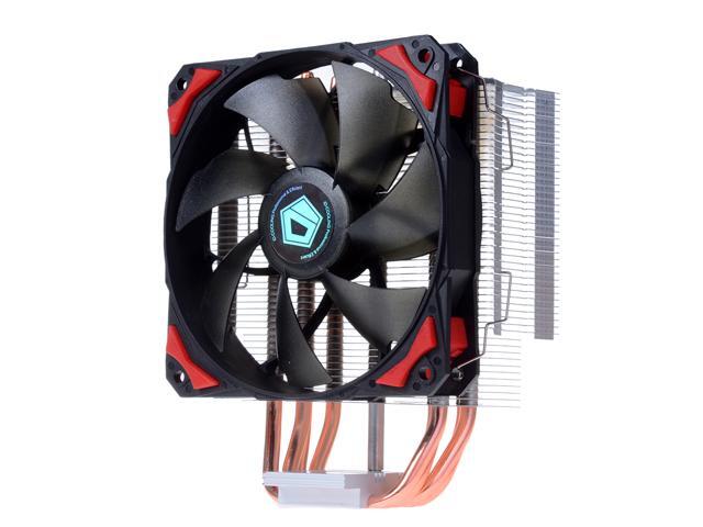ID-COOLING SE-214X Aluminum Stick Support, 4 Direct Touch Heatpipe, 120mm PWM Fan with Noise Absorption Rubber Pads, Compatible with Intel LGA2011/1150/1155/1156 & AMD FM2(+)/FM1/AM3(+)/AM2(+)