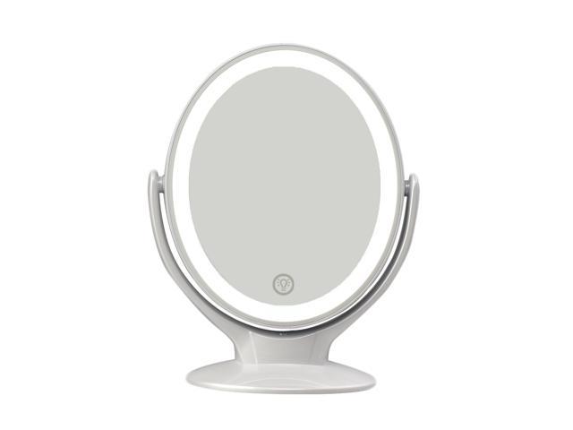Cooskin Double Sided Magnifying Makeup, Lighted Vanity Mirrors Round