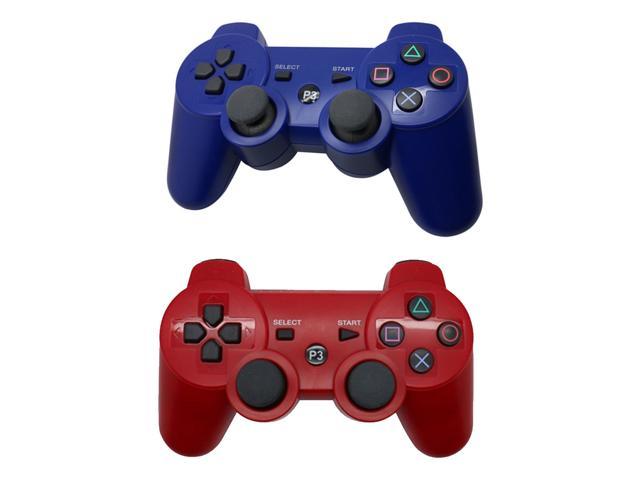 red playstation 3 controller