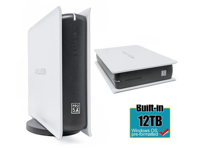 Avolusion PRO-5X Series 12TB USB 3.0 External Hard Drive for WindowsOS Desktop PC / Laptop (White) - 2 Year Warranty