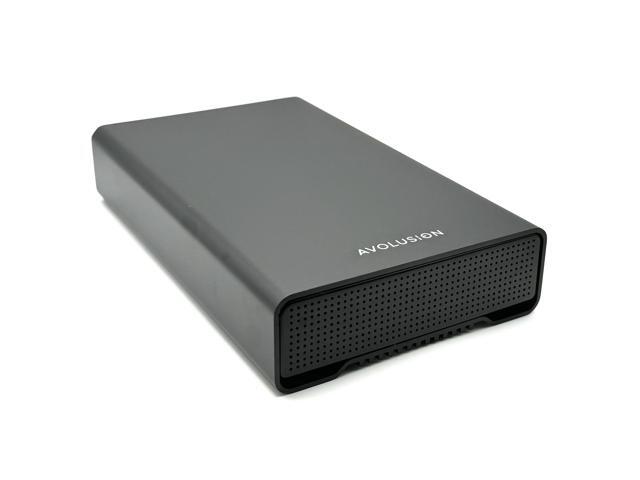 Avolusion PRO-G1 Series 22TB USB 3.2 Gen 2 USB-C External Hard Drive with USB Hub for Windows or MacOS Desktop PC / Laptop (Black) - 2 Year Warranty