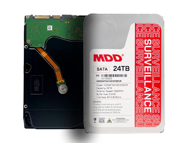 Refurbished: MDD 24TB 7200RPM 512MB Cache SATA 6.0Gb/s 3.5inch Internal ...