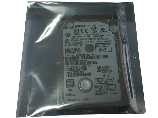 HGST HGST 500GB SATA HDD HTS725050A7E630 Z7K500-500 2,5 " Slim notebook Disque Dur 