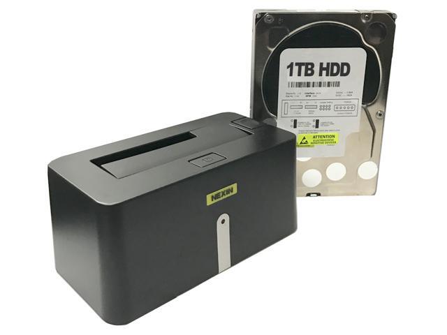 NEXIN NEX-DS1U3 USB 3.0 Hard Drive Docking Station + WL 1TB 3.5" SATA Hard Drive (Combo)
