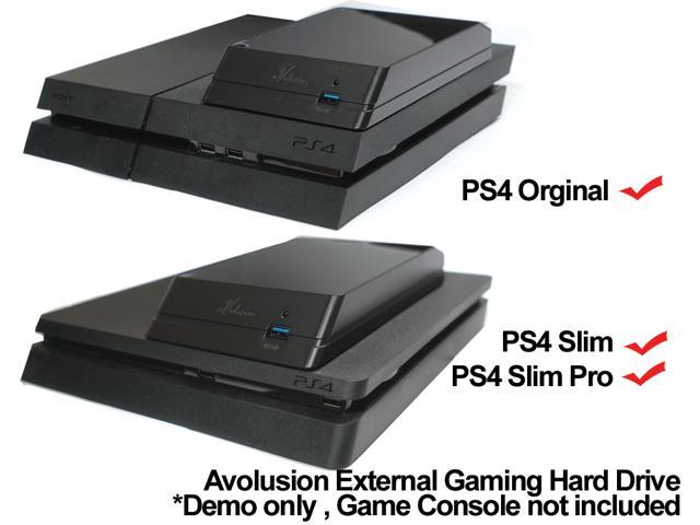 External PS4 Slim Hard Drive New Avolusion 500GB USB 3.0 PS4 Pre-Formatted 