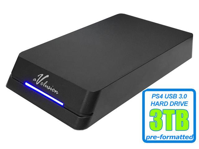 Avolusion HDDGear Pro 3TB (3000GB) 7200RPM 64MB Cache USB 3.0 External Gaming Hard Drive (Designed for PS4 Pro, Slim, Original) - 2 Year Warranty