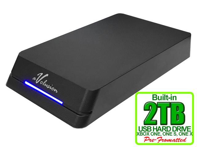 - 2 Year Warranty USB 3.0 External Gaming Hard Drive Avolusion HDDGear 2TB 2000GB Designed for Xbox One, Pre-Formatted 