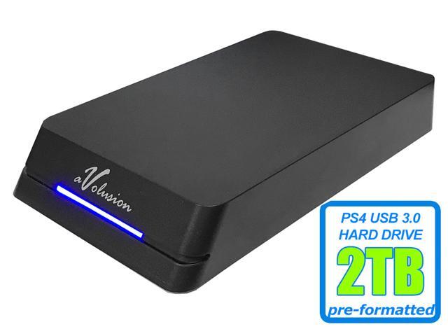 Avolusion HDDGear Pro 2TB (2000GB) 7200RPM 64MB Cache USB 3.0 External Gaming Hard Drive (Designed for PS4 Pro, Slim, Original) - 2 Year Warranty