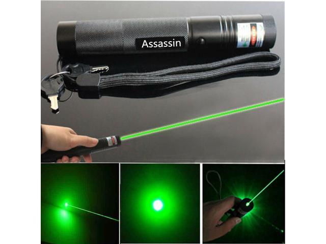 900 Miles 532nm Green Laser Pointer Pen Visible Beam 18650 Lazer Focus/Zoom New 