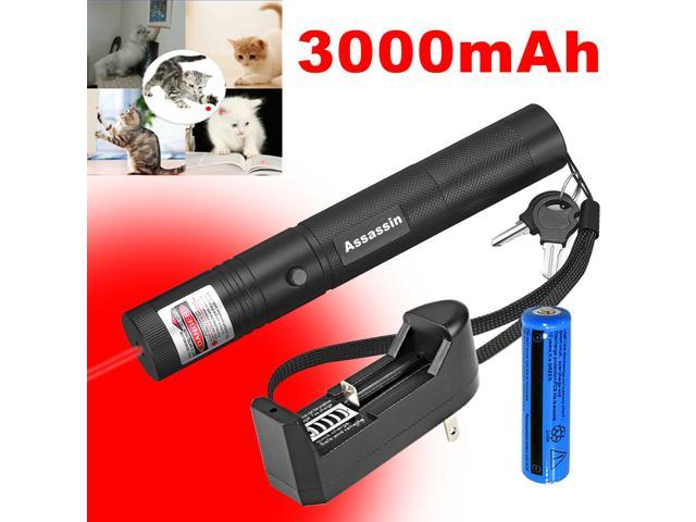 Details about   900 Miles Red Laser Pointer Pen Lazer Visible 1 mW Rechargeable Battery+Charger 