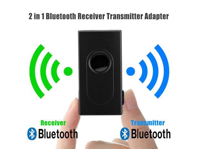 Colorful Bluetooth Adapter Transmitter and Receiver 2 in 1 Transmitter Receiver Stereo 3.5 mm Music Adapter Low Latency for Headphones Speaker Radio TV PC Laptop