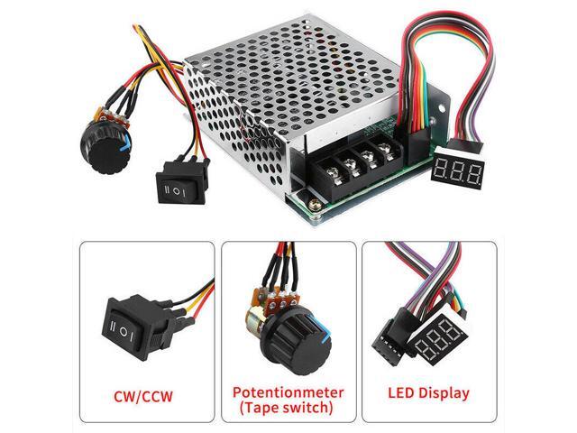 DC10-55V MAX 60A PWM Motor Speed Controller 0~100/% Adjustable Drive Switch Board