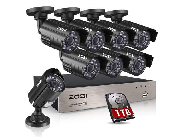 zosi 8 channel security system setup