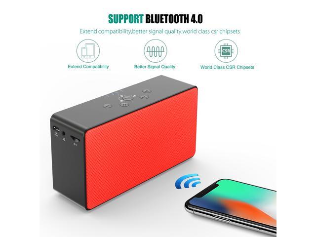 Tune Tech Portable Bluetooth 4.0 Speaker TT-Tune 3.5mm Aux MIcro USB Black