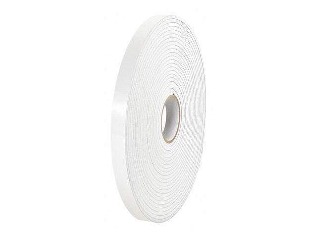 Tape Logic T9535902PK 0.50 in. x 36 yards 0.062 in. White Thick Polyethylene Removable Double Sided Foam Tape - Pack of 2