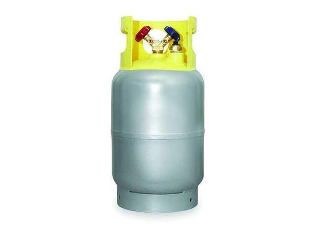 ZORO SELECT 4LZH2 Refrigerant Recovery Cylinder,30 Lbs