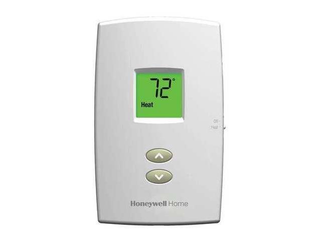 Honeywell - TH1100DV1000 - PRO 1000 Non-Programmable Vertical Thermostat Heat Only