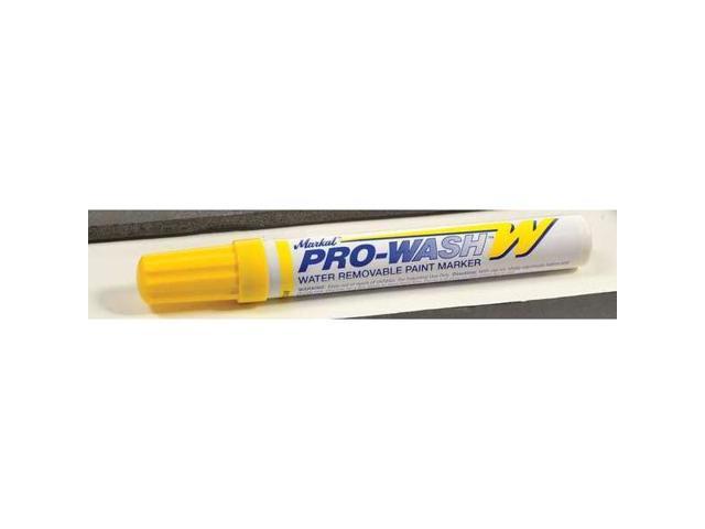 MARKAL Window Marker Removable Liquid Paint Marker, Yellow at