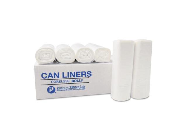 Inteplast Group High-Density Can Liner 24 x 31 16gal 8mic Clear 50/Roll 20 Rolls 