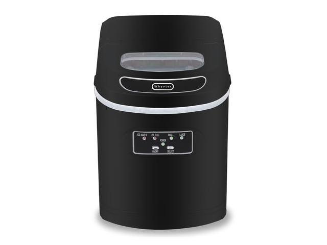 Metallic Black Portable Ice Maker, IMC-270MB