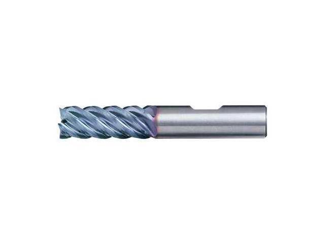 Number of Flutes: 4 1/4 Milling Dia TiAlN Cleveland Corner Radius End Mill C80020 1-1/4 Length of Cut