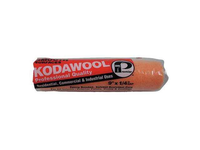 Premier 9KW2-14 Kodawool 9" X 1/4" Inch Nap Smooth Paint Roller Covers LOT OF 4 