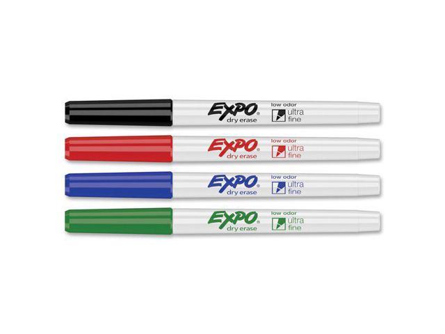 EXPO Low-Odor Dry-erase Markers (Ultra-Fine Chisel Point, Asstd. Colors) -  36/Pack (2003895)