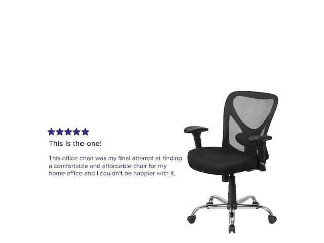 Big & Tall Office Chair | Adjustable Height Mesh Swivel Office