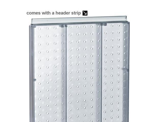 Global Approved 224053 Pegboard Cup Display For Pegboard/Slatwall, 3  Diameter, Acrylic