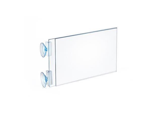 Azar Two Sided Acrylic Sign Holder with Suction Cup Grippers (106686)