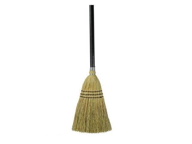 Rubbermaid Commercial Lobby 38 Handle Corn-Fill Broom, Brown