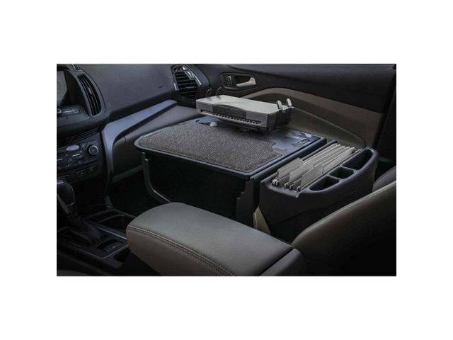 AutoExec GripMaster 02 Efficiency Auto Desk w/ Writing Surface & Supply  Organizer, Gray