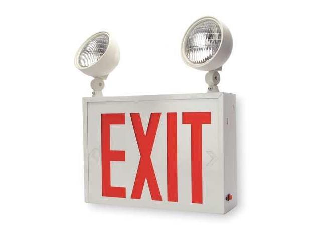Acuity Lithonia Steel Led Exit Sign With Emergency Lights Acuity Lithonia Steel Led Exit Sign With Emergency Lights Lighting Lhxny W 1 R