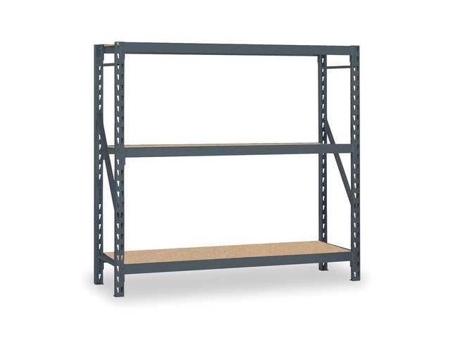 Edsal Erz962496s Bulk Storage Rack Starter 96wx24dx96h In Edsal Erz962496s Bulk Storage Rack Starter 96wx24dx96h In