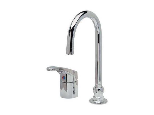 Zurn Z824b0 Xl Swing Kitchen Faucet Chrome 2 Holes Lever Handle Newegg Com