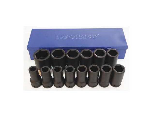 Westward 35hu98 3 4 Drive Impact Socket Set Sae 14pcs Newegg Com