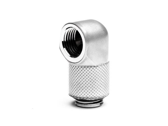 Bykski G1//4 Male to Female 90 Degree Rotary 25mm Extension Elbow Fitting Black B-RD90-EXJ25