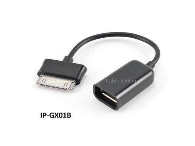 IP-GX01B 5/" Samsung Galaxy Tablet 30-Pin to USB Female Port OTG Data Cable