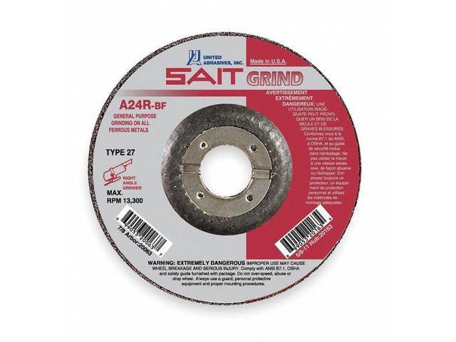 Depressed Center Wheel,T27,5x1//4x7//8,AO UNITED ABRASIVES-SAIT 20070
