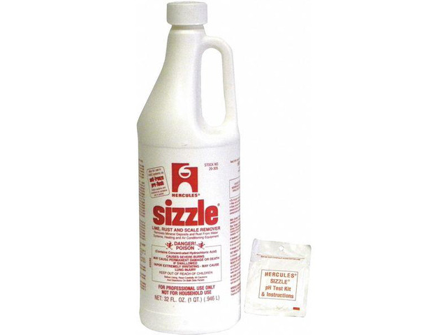 Sizzle Cleaner HERCULES 20305 Sizzle, Drain and Waste System Cleaner, Ready To Use ...