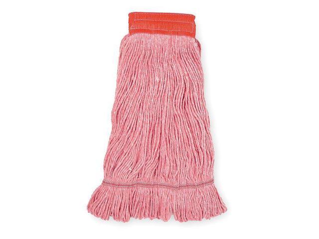 Tough Guy 6PVY8 Wet Mop, Red, Microfiber