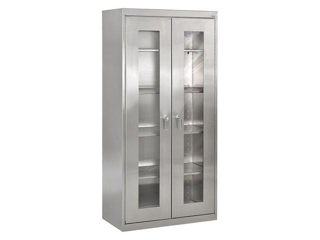 Sandusky Sa4v361872 Xx Storage Cabinet 72inh Stainless Steel
