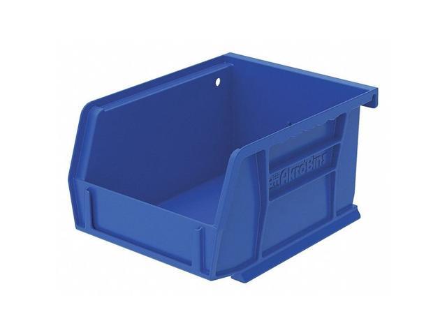 Photo 1 of Akro-Mils 30210 AkroBins Plastic Hanging Stackable Storage Organizer Bin, 5-Inch x 4-Inch x 3-Inch, Blue, 24-Pack
